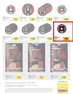 Builders : Disston & Blacksmith Promotion (15 February - 3 April 2022), page 4