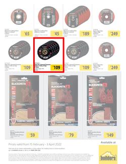Builders : Disston & Blacksmith Promotion (15 February - 3 April 2022), page 4