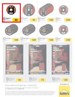 Builders : Disston & Blacksmith Promotion (15 February - 3 April 2022), page 4