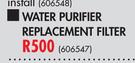 Go Pure Water Purifier Replacement Filter