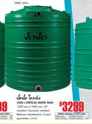 JoJo Tanks 2500L Vertical Water Tank