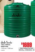 JoJo Tanks 1000L Vertical Water Tank