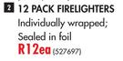 Living Out 12 Pack Firelightiers 