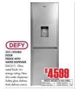 Defy 323Ltr Double Door Fridge With Water Dispenser