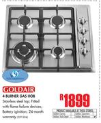 Goldair 4 Burner Gas Hob