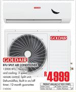 Goldair BTU Split Air Conditioner