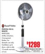Russell Hobbs Pedestal Fan & Remote