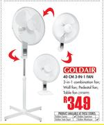 Goldair 40cm 3-In-1 Fan