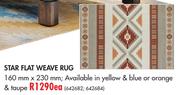 Star Flat Weave Rug-Each