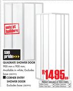 San Pride Corner Entry Shower Door-Each