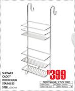 Shower Caddy With Hook Stainless Steel