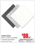 Cement Range-Per Sqm