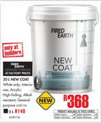Fired Earth New Coat-5Ltr