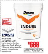 Duram Endure All-Weather Matt-20Ltr