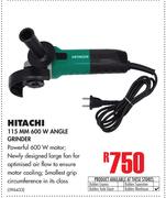 Hitachi 115mm 600W Angle Grinder