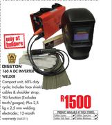 Disston 160A DC Inverter Welder