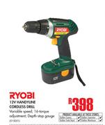 Ryobi 12V Headline Cordless Drill