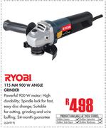 Ryobi 115mm 900W Angle Grinder
