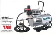 Aircraft Airbrush & Compressor Kit With Hose