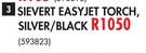 Sievert Easyjet Torch Silver/Black