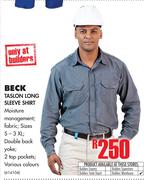 Beck Taslon Long Sleeve Shirt