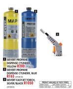 Sievert Propane Dispense Cylinder Yellow