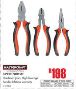 Mastercraft 3-Piece Plier Set