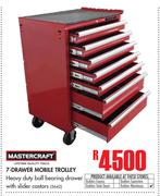 Mastercraft 7-Drawer Mobile Trolley