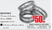 Brickforce-50mm x 2.8mm x 20m Each
