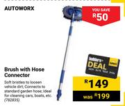 Autoworx Brush With Hose Connector 782835