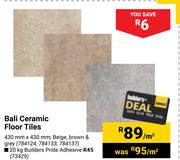 Bali Cermaic Floor Tiles-Per Sqm