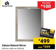 Designhouse Sahara Natural Mirror 530mm x 680mm