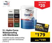 Fired Earth Damp X  Hydro Force Waterproofing With Membrane 757017-5Ltr
