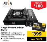 Alva Single Burner Canister Stove 567650