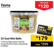 Fauna 25 Suet Mini Balls 572805