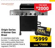 Megamaster Origin Series 4-Burner Gas Braai 744787