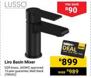 Lusso Liro Basin Mixer 786662