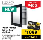 Lusso Valley Framed Mirror Door Cabinet 850000900
