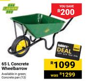 Laser 65Ltr Concrete Wheelbarrow