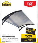 Builders Multiwall Awning 454749