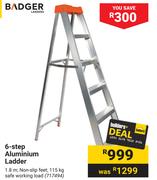 Badger 6-Step Aluminium Ladder 717494