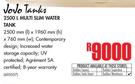 Jojo Tanks 2500Ltr Multi Slim Water Tank