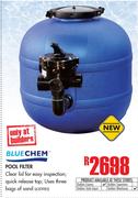 Blue Chem Pool Filter