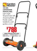 Garden Master 350mm Lawnmower Manual/Reel