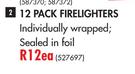 Living Out 12-Pack Firelighters-Each