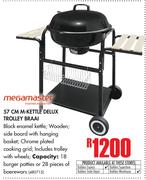 Megamaster 57cm M-Kettle Deluxe Trolley Braai