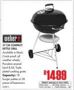 Weber 57cm Compact Kettle Grill