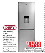 Defy 323Ltr Double Door Fridge With Water Dispenser DAC617