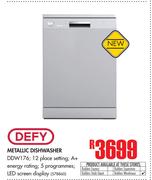 Defy 12 Places Metallic Dishwasher DDW176
