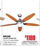 Decor 5-Blade Ceiling Fan